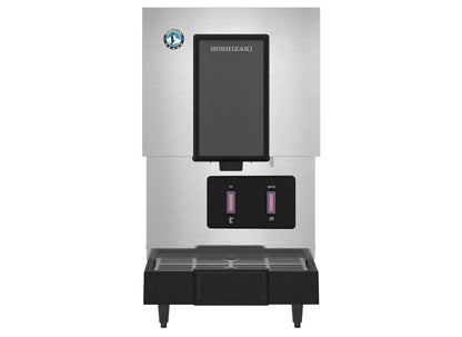 Hoshizaki DCM-271BAH-OS | 17" Wide Hands Free Air-Cooled Mini Cubelet Ice & Water Dispenser w/ Built-In Storage Bin - DCM-271BAH-OS