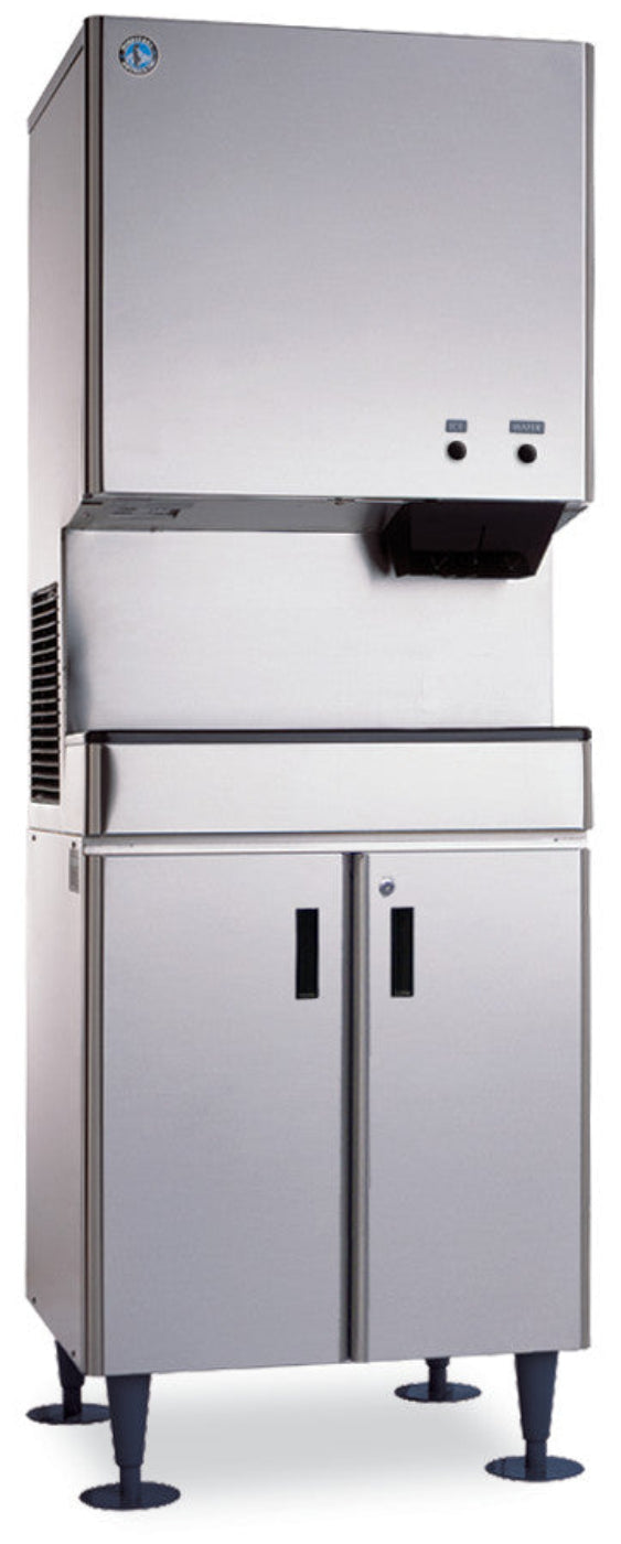 Hoshizaki | 26" Wide Air-Cooled Small Cubelet Ice & Water Dispenser w/ Built-In Storage Bin - DCM-500BAH
