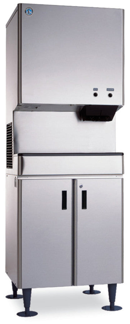 Hoshizaki | 26" Wide Air-Cooled Small Cubelet Ice & Water Dispenser w/ Built-In Storage Bin - DCM-500BAH