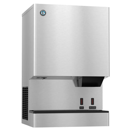 Hoshizaki  | 26" Wide Hands Free Air-Cooled Small Cubelet Ice & Water Dispenser w/ Built-In Storage Bin - DCM-500BAH-OS