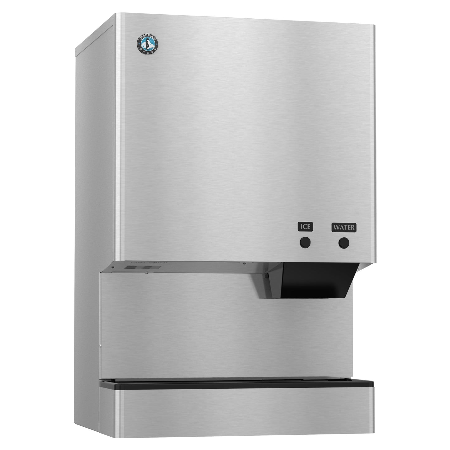 Hoshizaki DCM-500BWH | 26" Wide Water-Cooled Small Cubelet Ice & Water Dispenser w/ Built-In Storage Bin - DCM-500BWH