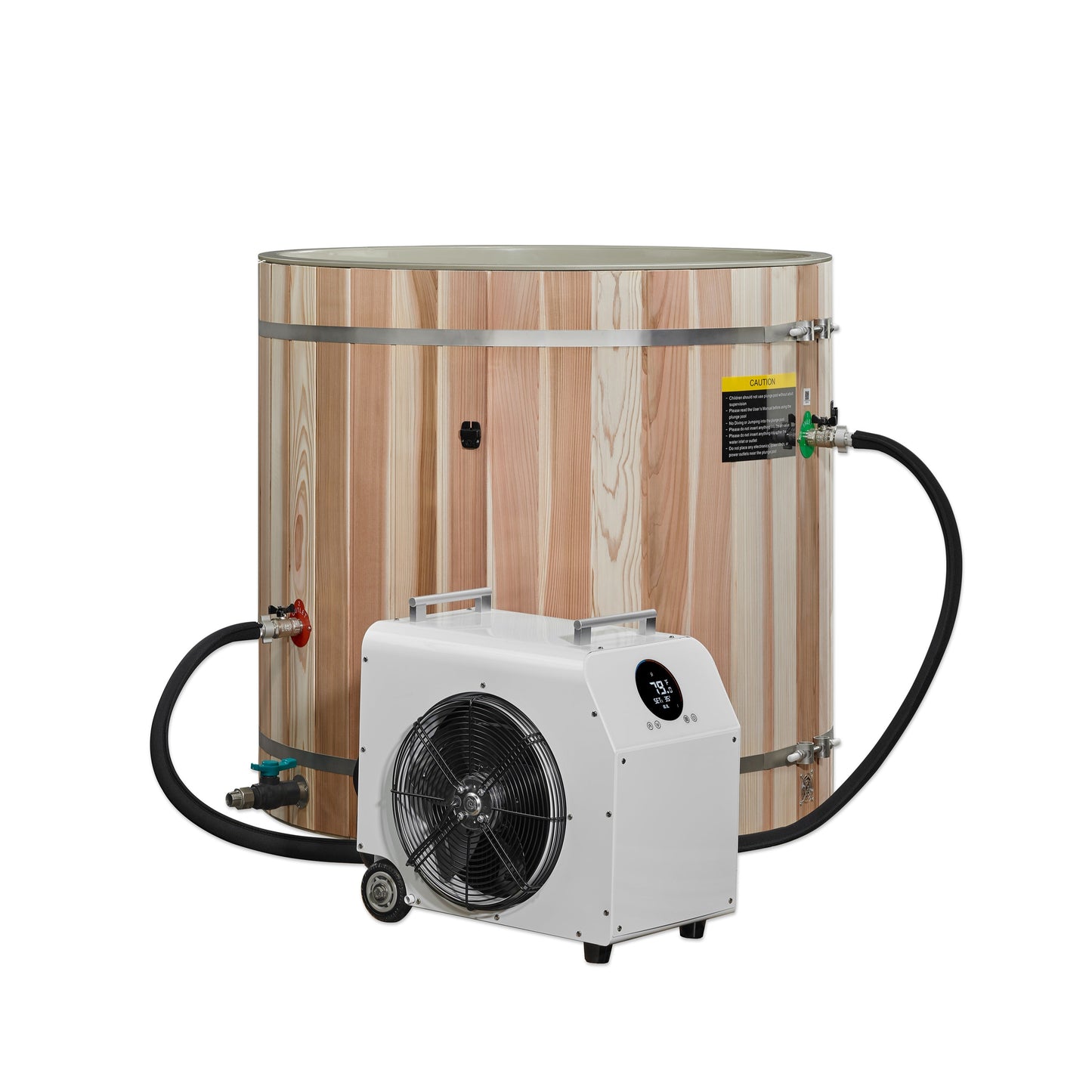 Golden Designs Cold Therapy PVC Barrel Cold Plunge - DCT-B-042-PLPC-34