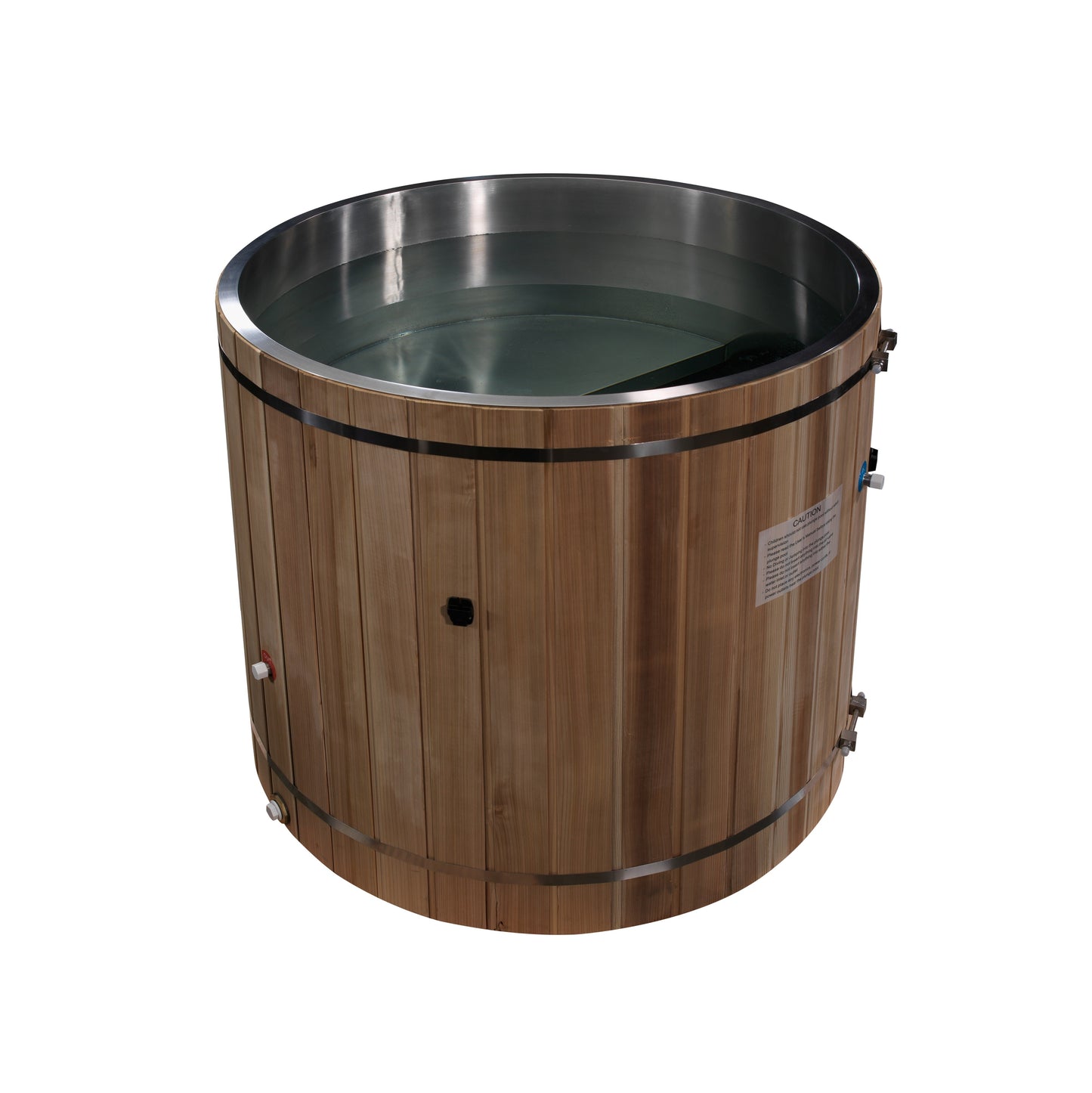 Golden Designs Cold Therapy Barrel 304 Stainless Steel Cold Plunge - DCT-B-042-SSPC-34