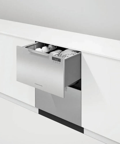 Fisher Paykel Series 7, Contemporary Double DishDrawer Dishwasher Stainless Steel - DD24DAX9N