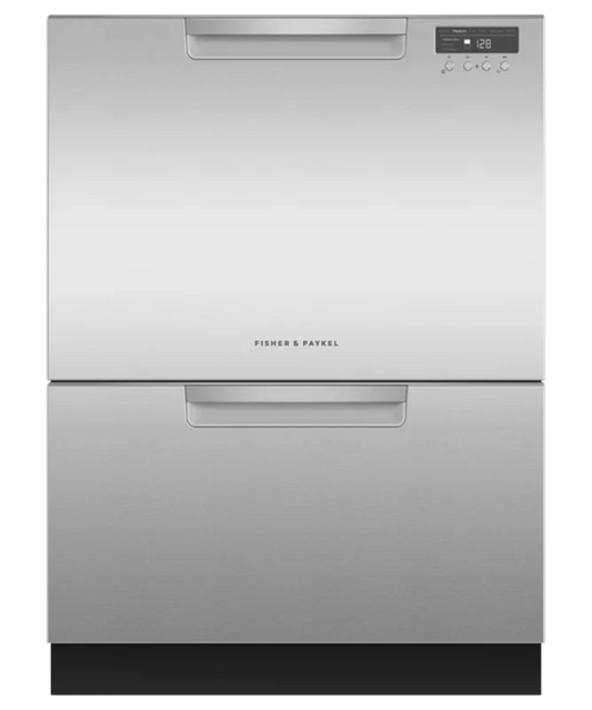 Fisher Paykel Series 7, Contemporary Tall Double DishDrawer Dishwasher Stainless Steel - DD24DCTX9N