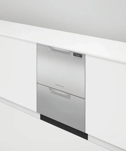 Fisher Paykel Series 7, Contemporary Tall Double DishDrawer Dishwasher Stainless Steel - DD24DCTX9N