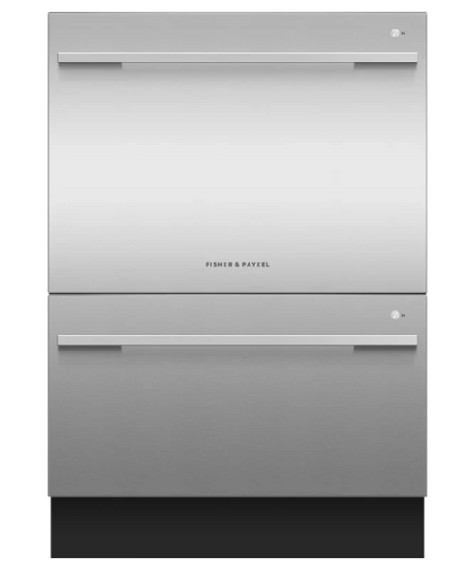 Fisher Paykel Series 9, Contemporary Tall Double DishDrawer Dishwasher Stainless Steel - DD24DDFTX9N