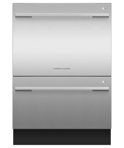 Fisher Paykel Series 9, Contemporary Tall Double DishDrawer Dishwasher Stainless Steel - DD24DDFTX9N