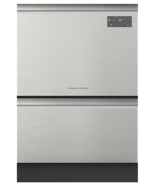 Fisher Paykel Series 7, Contemporary Tall Double DishDrawer Dishwasher Stainless Steel - DD24DT2NX9