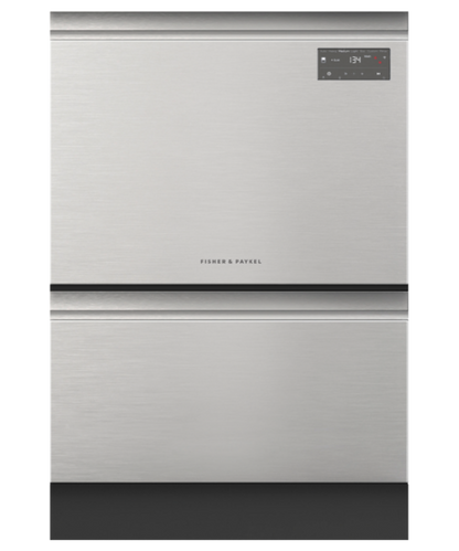 Fisher Paykel Series 7, Contemporary Tall Double DishDrawer Dishwasher Stainless Steel - DD24DT2NX9