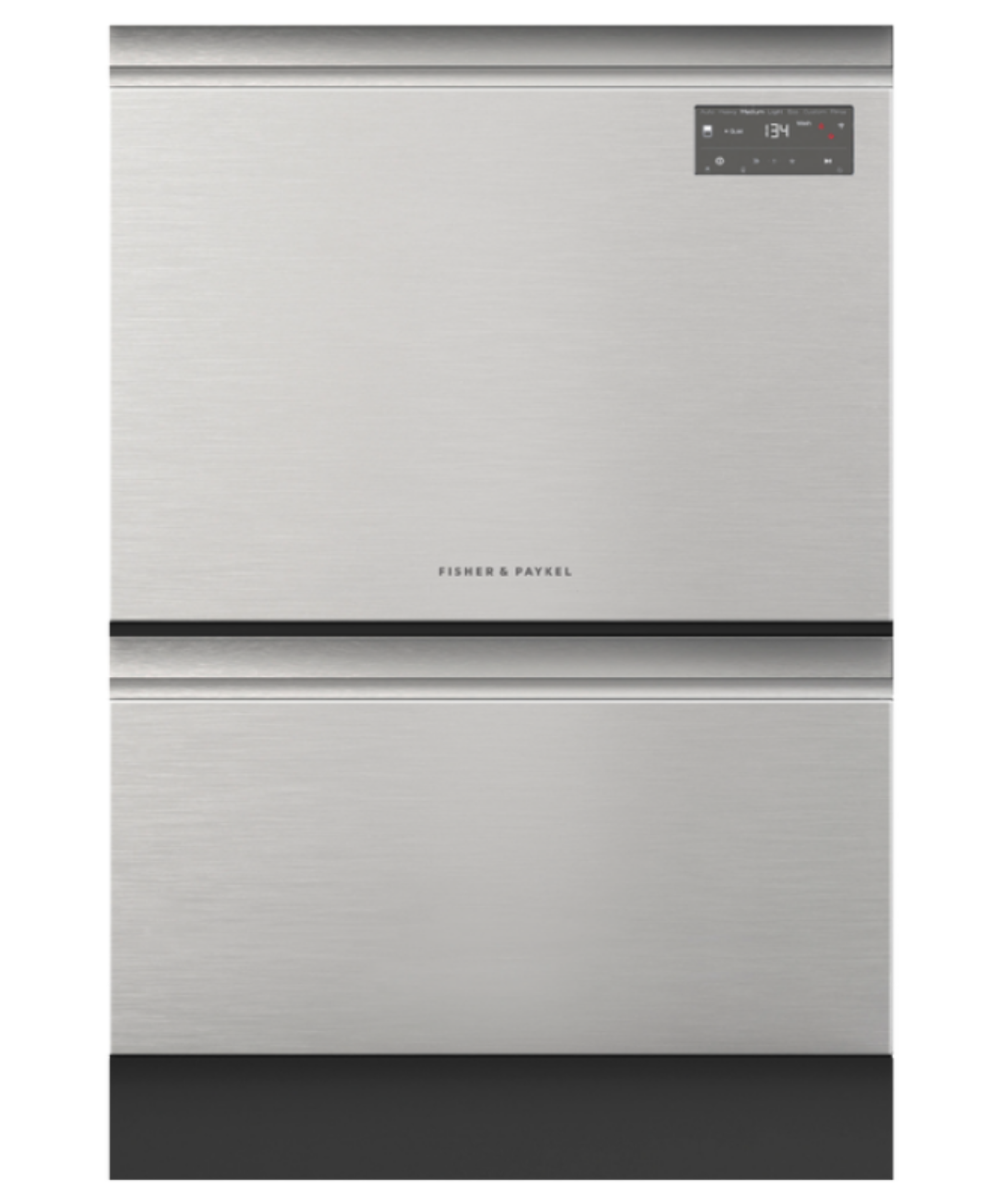 Fisher Paykel Series 7, Contemporary Tall Double DishDrawer Dishwasher Stainless Steel - DD24DT2NX9