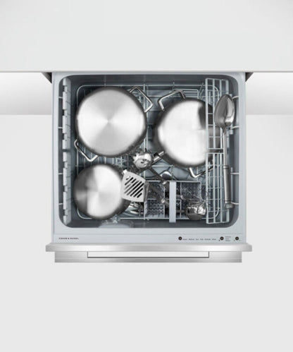 Fisher Paykel Series 9, Contemporary Tall Single DishDrawer Dishwasher Stainless Steel - DD24SDFTX9N