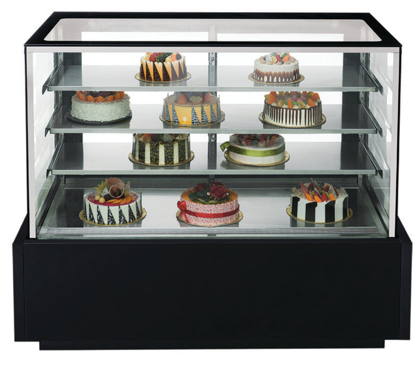 Chef AAA - , 36" Straight Glass Bakery Case - TDM36R