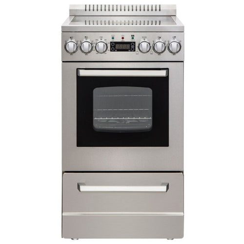 Avanti ELITE Series 20" Electric Range Oven Stainless Steel - DER20P3S