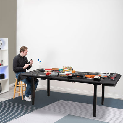 VIVO Electric 4-Leg Dual Motor Desk Frame - DESK-E-400B
