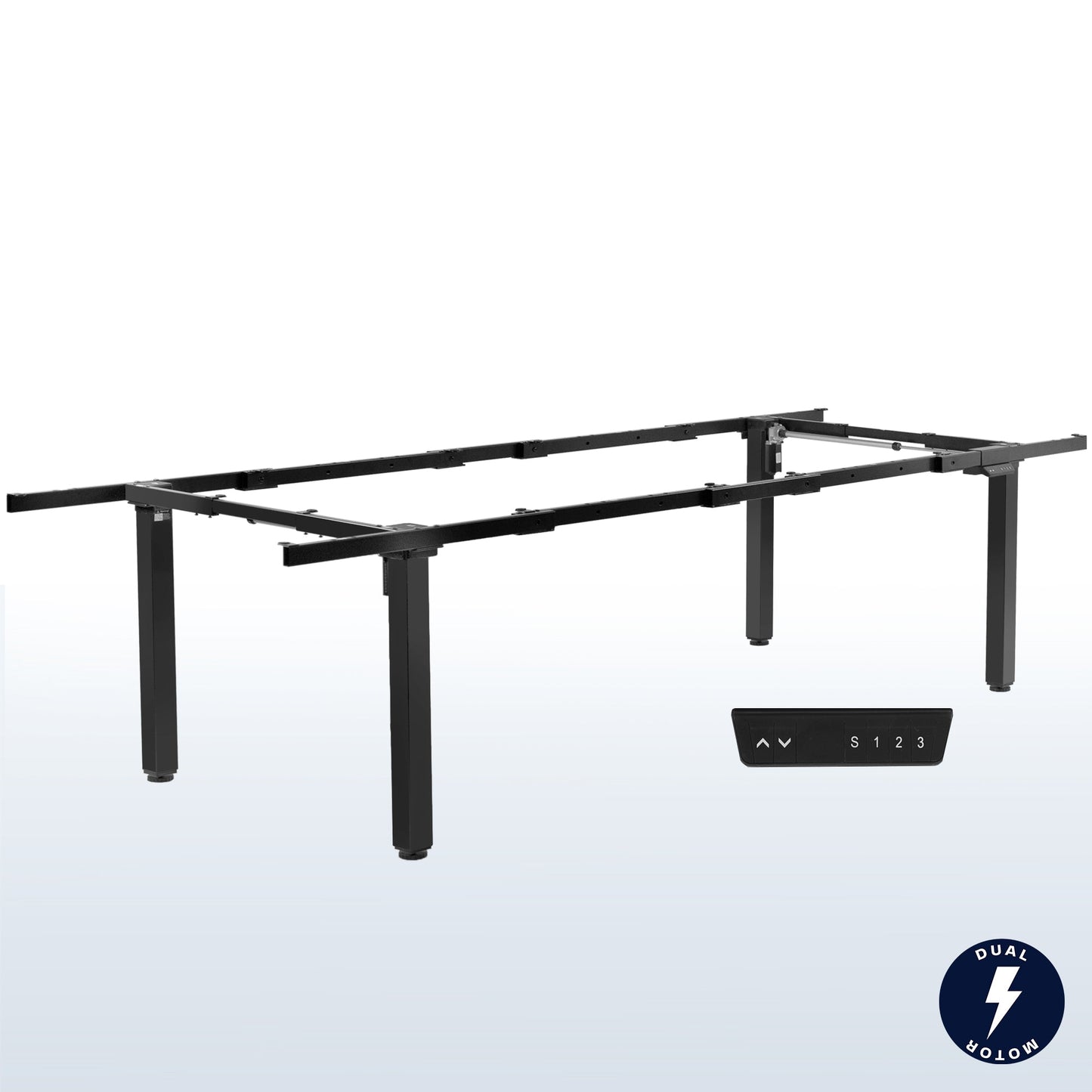 VIVO Electric 4-Leg Dual Motor Desk Frame - DESK-E-400B