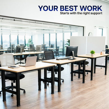 VIVO Premium Electric 4-Leg Dual Motor Frame - DESK-E-P4B