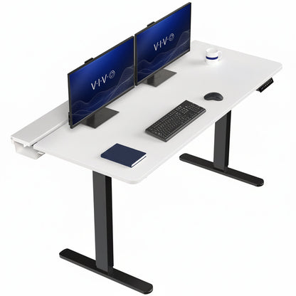 VIVO 1B6-P3B Series - Electric Desk with Concealed Cable Table Top and Full-Size Pad - DESK-KIT-1B6-P3B