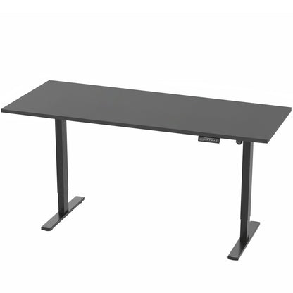VIVO 71" x 30" Electric Desk with Square Corner Top - DESK-KIT-1B71S-B