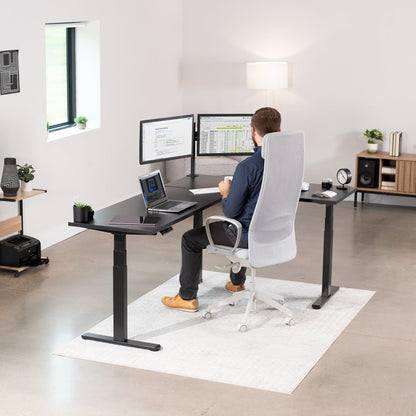 VIVO 3E Series - Triple Motor Corner Electric - DESK-KIT-3E5SB