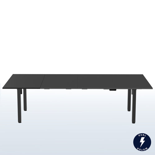 VIVO 40 Series - 95" x 55" Dual Motor 4-Leg Conference Table with Square Corner Top - DESK-KIT-404B