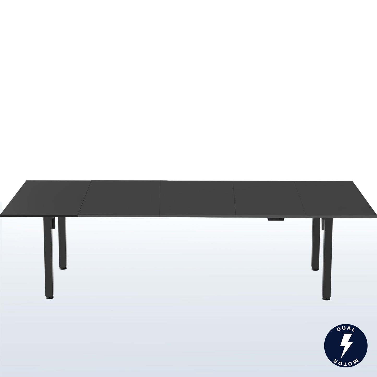VIVO 40 Series - 118" x 55" Dual Motor 4-Leg Conference Table with Square Corner Top - DESK-KIT-405B