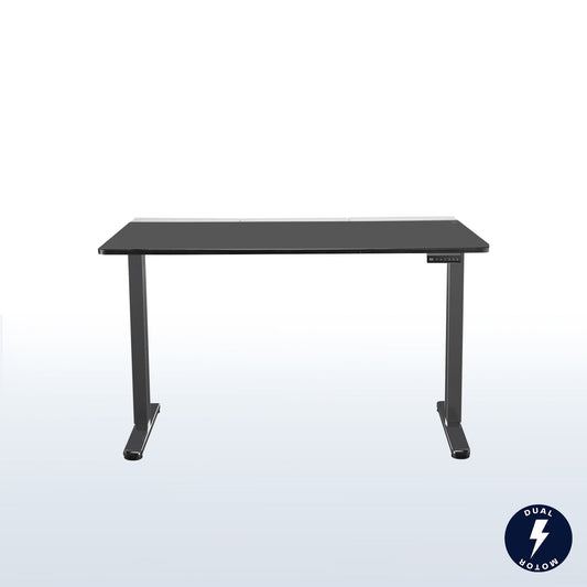 VIVO  Series - Dual Motor Electric Desk with Concealed Cable Table Top & Full-Size Pad - DESK-KIT-E2B-P3B
