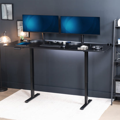 VIVO E2 Series - 83" x 30" Dual Motor Electric  - DESK-KIT-E2B84-30B