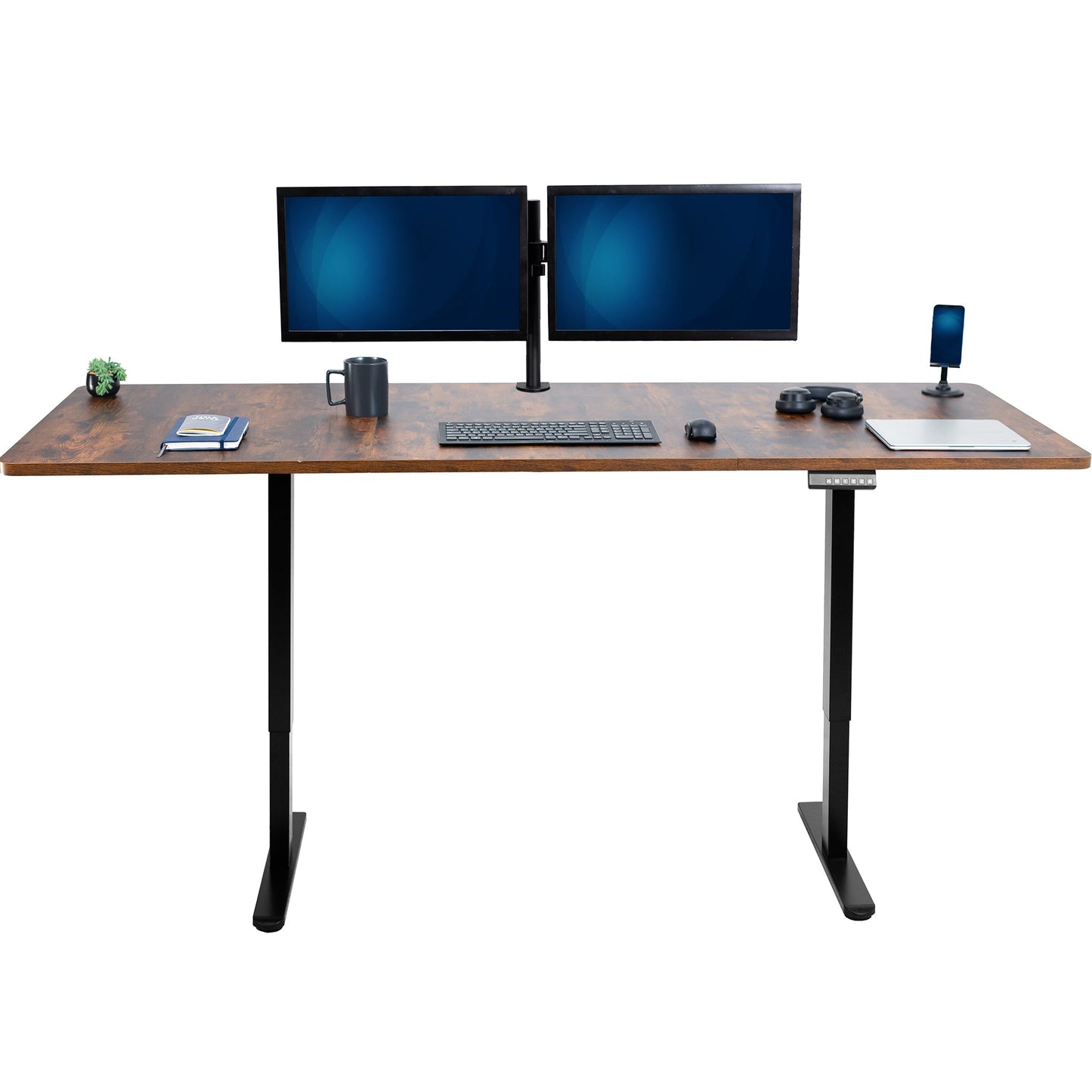 VIVO E2 Series - 83" x 30" Dual Motor Electric  - DESK-KIT-E2B84-30B