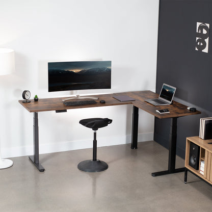 VIVO Electric Multi Motor Corner Desk Frame with Memory Controller - DESK-V130EB