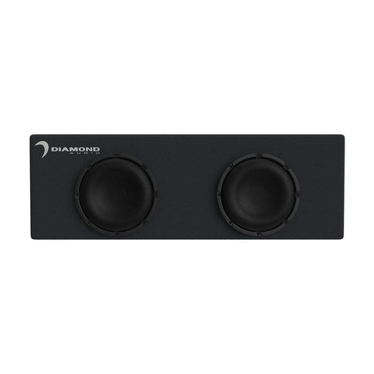 Diamond Audio 10" Dual Slot Vented Passive Subwoofer Enclosure (2Ω) - DESMB10D