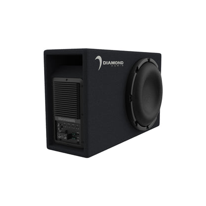 Diamond Audio 12" Active Slot Vented Subwoofer Enclosure (2Ω) - DESMB12A