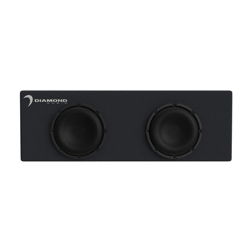 Diamond Audio 8" Dual Slot Vented Active Subwoofer Enclosure (2Ω) - DESMB8DA