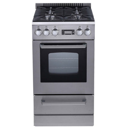 Avanti  ELITE Series 20" Gas Range Oven Stainless Steel - DGR20P3S