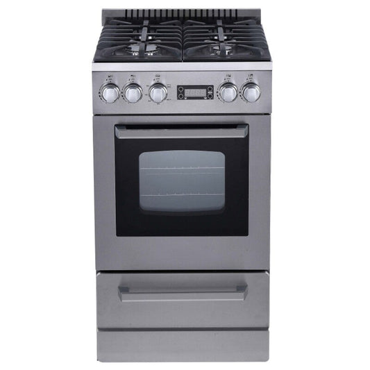 Avanti  ELITE Series 20" Gas Range Oven Stainless Steel - DGR20P3S