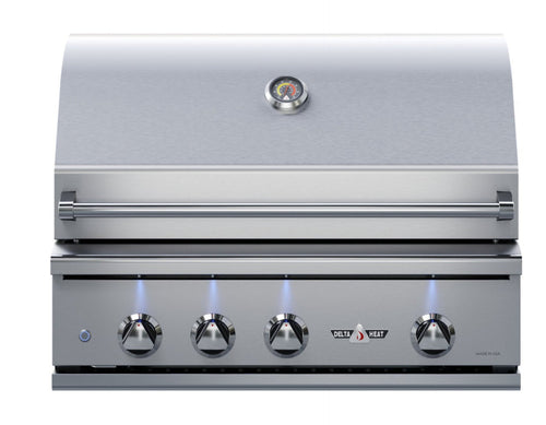 Delta Heat 32 Inch Propane Grill with Infrared Rotisserie - DHBQ32R-DL