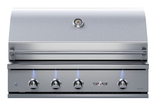 Delta Heat 38 Inch Natural Gas Grill with Infrared Rotisserie and Sear Zone - DHBQ38RS-DN