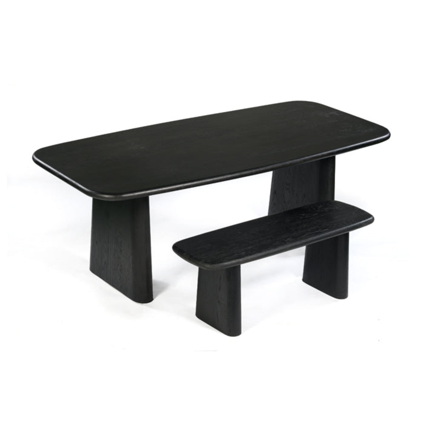 Union Home Laurel Dining Bench - Charcoal  - DIN00152