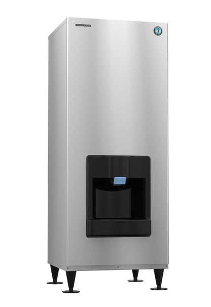 Hoshizaki DKM-500BWJ | 30" Wide Water-Cooled Crescent Cuber Ice Maker w/ Built-In Storage Bin - DKM-500BWJ