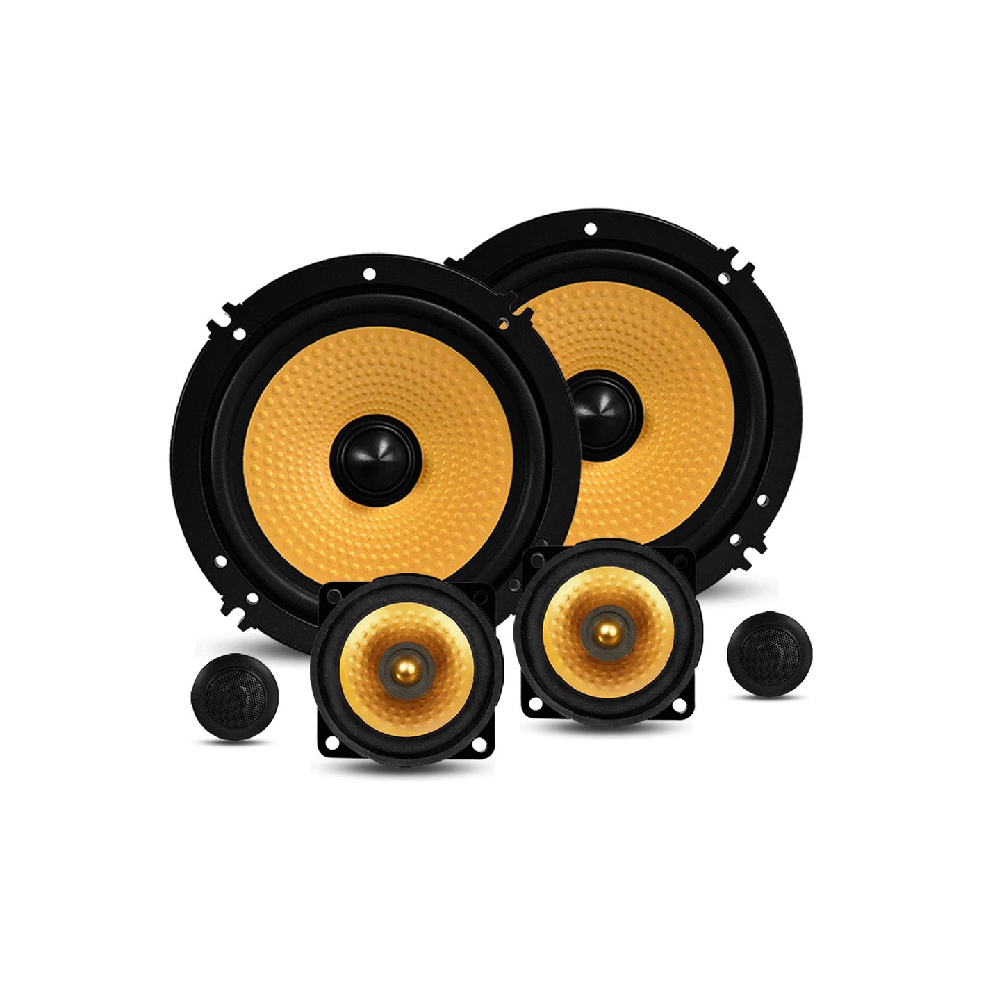 Diamond Audio 6.5" DMD Series 3-Way Component Set + 2.5" + 20MM Tweeter - DMDX6525C