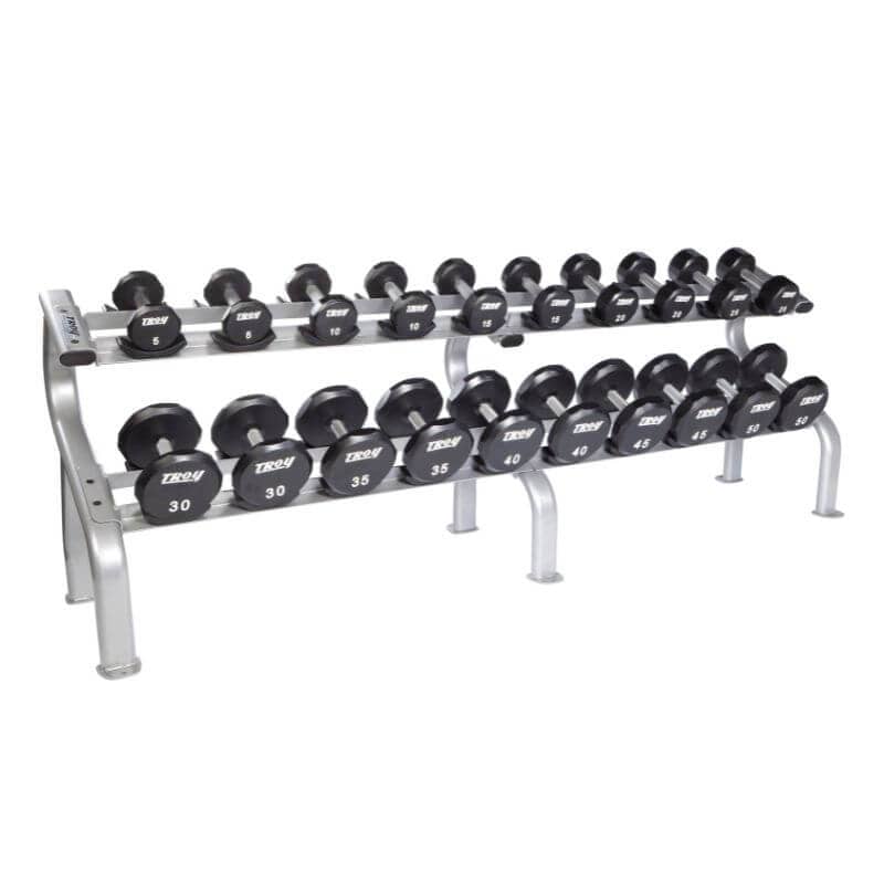 TROY DR-10 10-Pair Dumbbell Saddle Rack