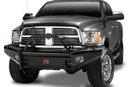 Fab Fours DR03-S1062-1 Dodge Ram 2500/3500 2003-2005 Black Steel Front Bumper with Pre-Runner Guard