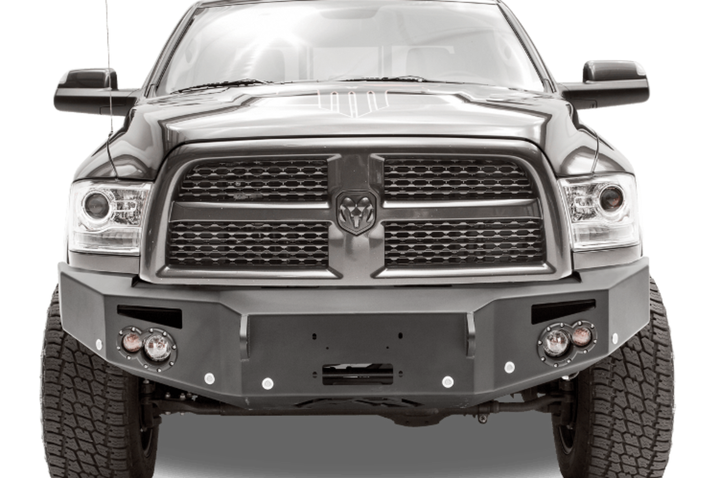 Fab Fours Premium No Guard Front Bumper 2010-2018 Dodge Ram 4500/5500 DR10-A2951-1