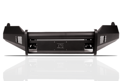 Fab Fours DR13-R2961-1 Dodge Ram 1500 2013-2018 Black Steel Elite Front Bumper No Guard with Tow Hooks