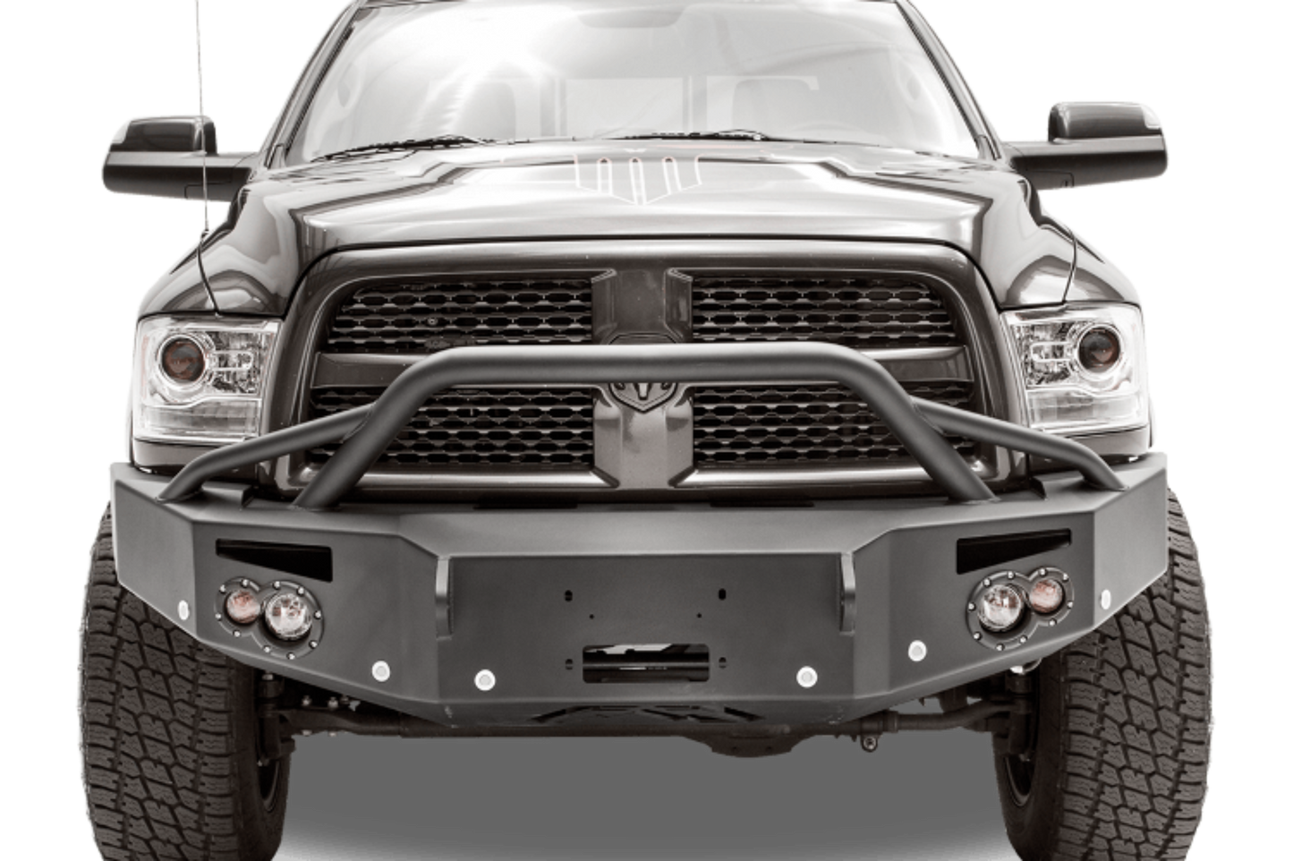 Fab Fours Premium Pre-Runner Front Bumper 2016-2018 Dodge Ram 4500/5500 DR16-C4052-1