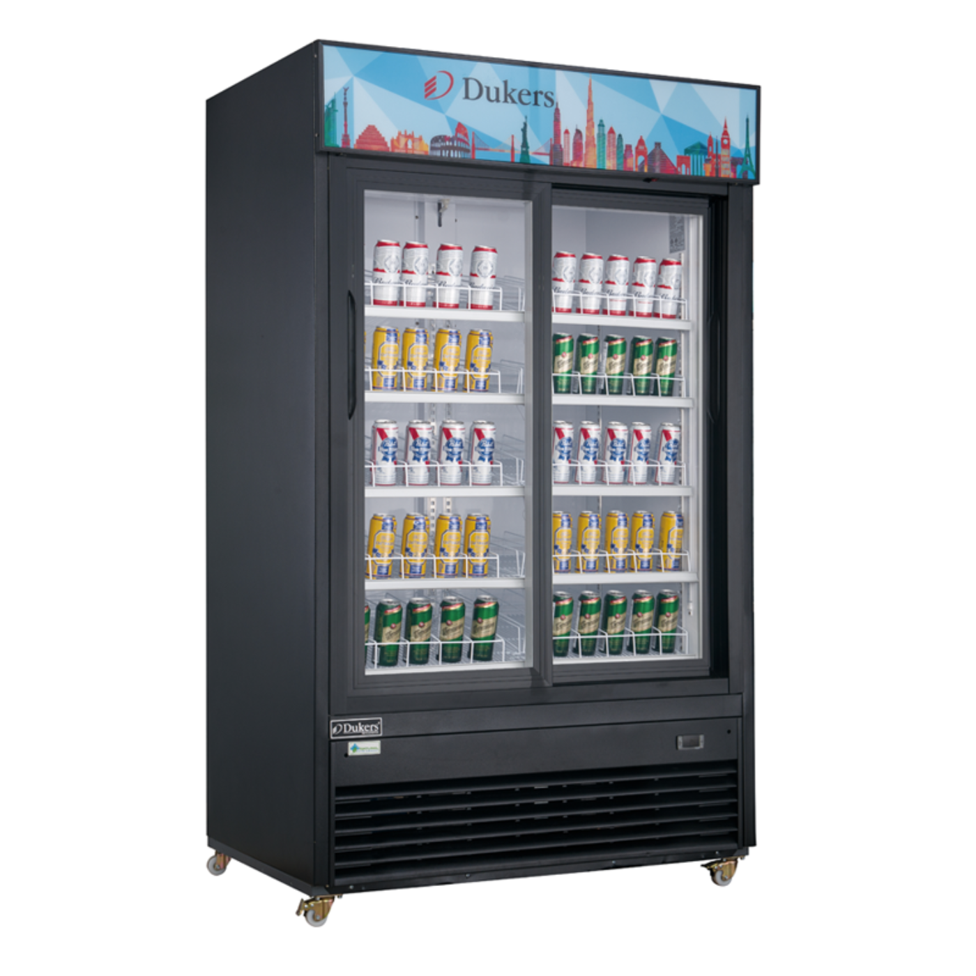 Chef AAA  Commercial 47" 2 Glass Door Merchandiser Refrigerator 39cu.ft NSF - DSM-40SR