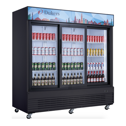 Chef AAA , Commercial 3 Glass Door Merchandiser Refrigerator 69cu,ft, NSF - DSM-68SR