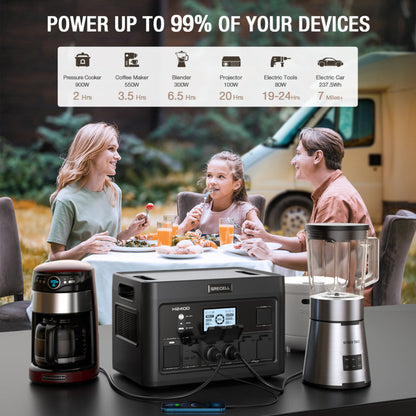 GRECELL Portable Power Station 2400W V- DYCNX0014AGE-US