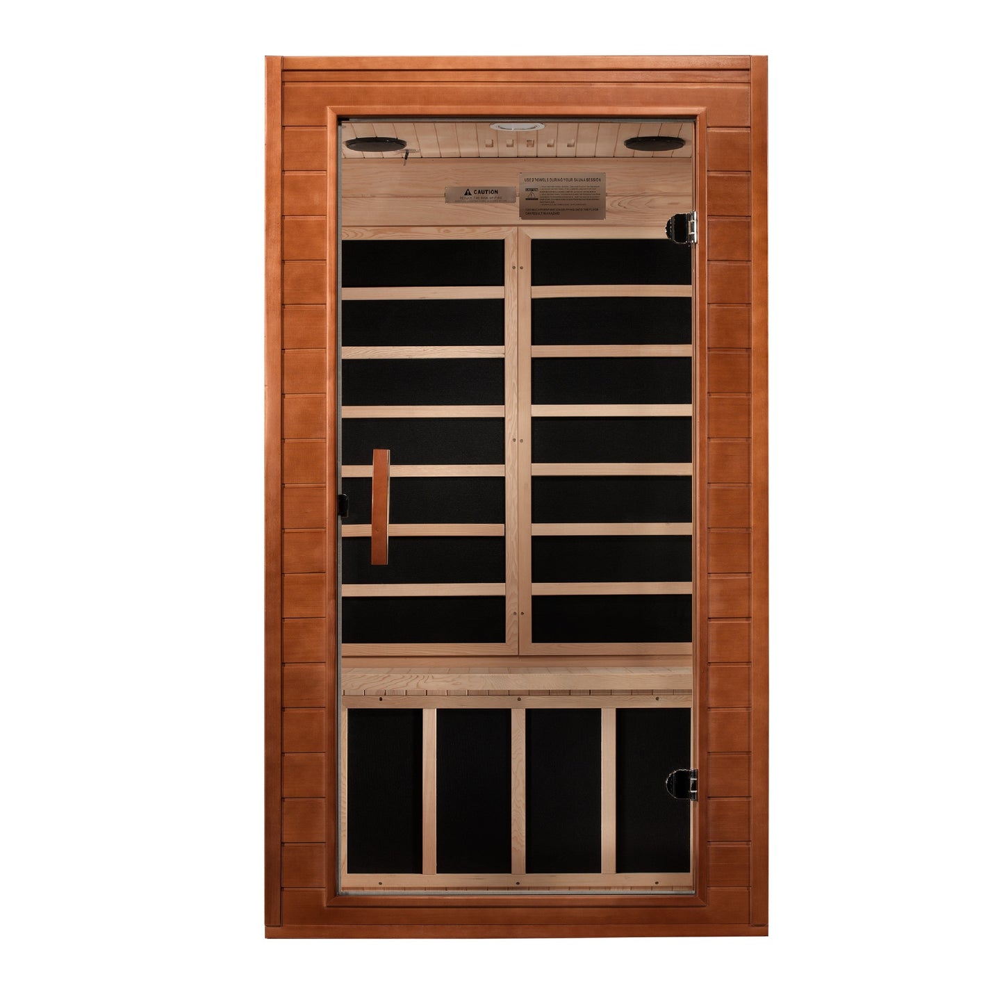 Golden Designs  1-2 Person Low EMF FAR IR Sauna - DYN-6103-01