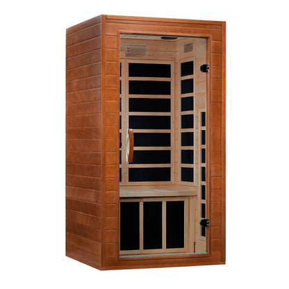 Golden Designs  1-2 Person Low EMF FAR IR Sauna - DYN-6103-01